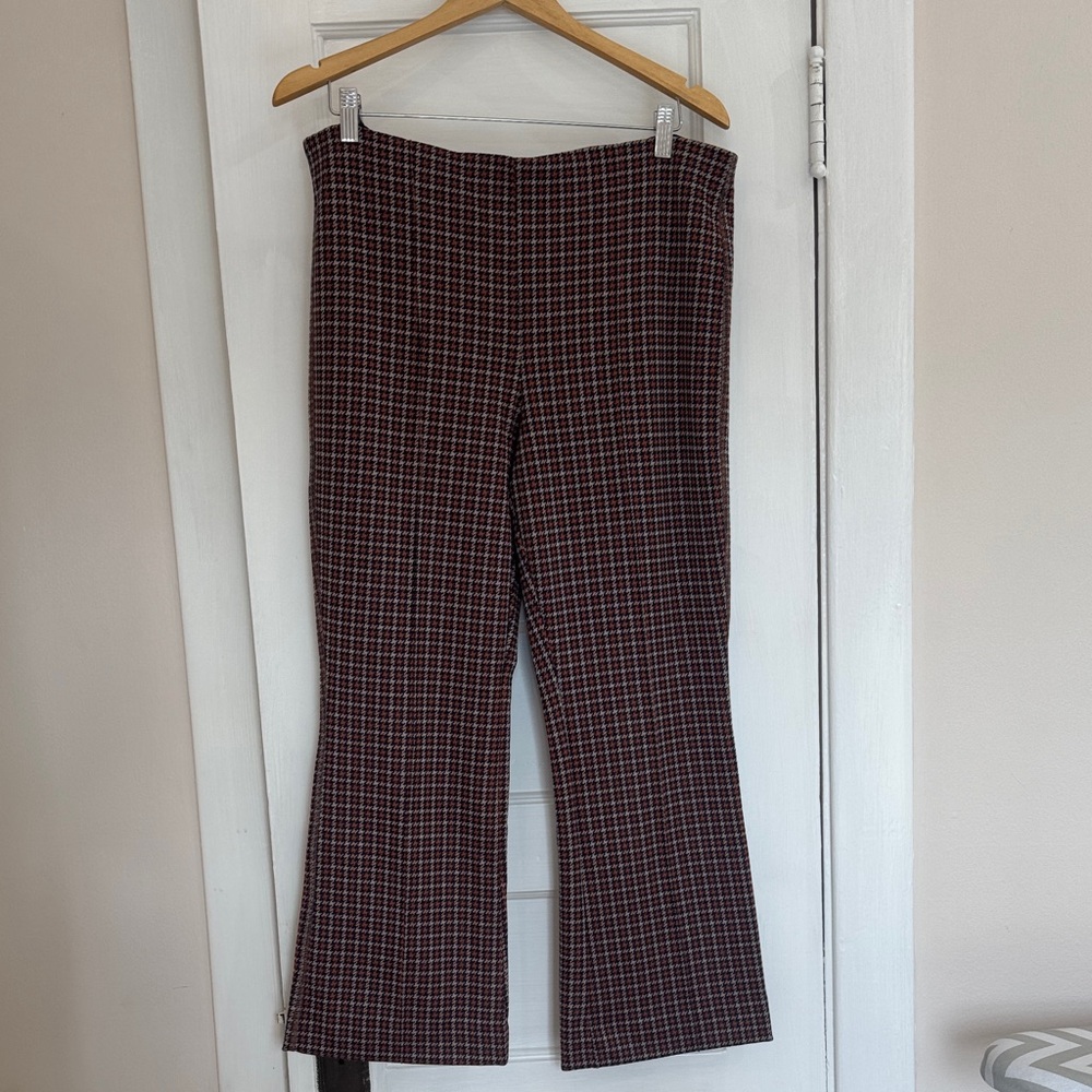 Plaid Flare Pants